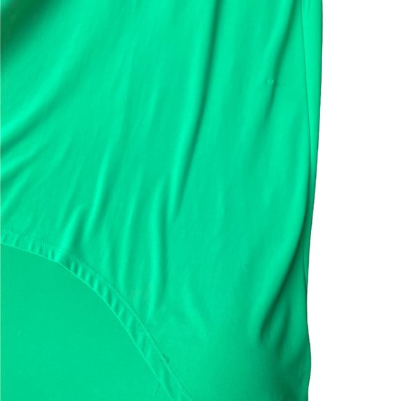 Vintage Rare Ralph Lauren Wedding Guest Elegant Scoop Knot Emerald Maxi Dress 8 - Picture 7 of 13